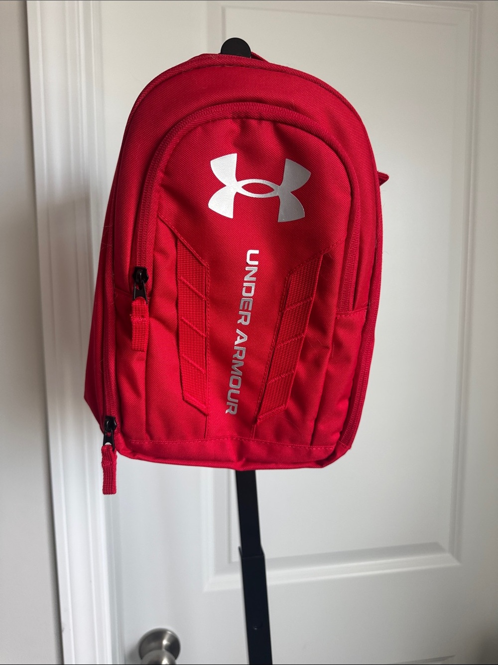 Under Armour Red Mini Backpack with White Logo - Men's